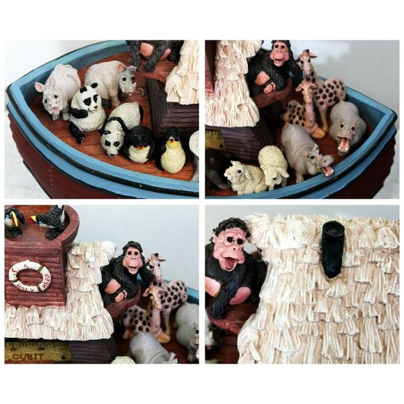 Holy Heard Pete Apsit Noah's Ark Figurine Set Home Decor 27 Animal Figures - Picture 4 of 12